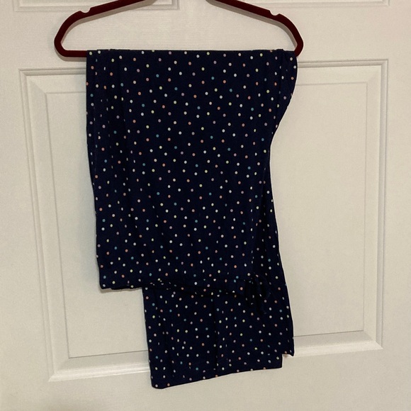 Teal Top and Polka Dot Pajama/Loungewear Set - Picture 5 of 8